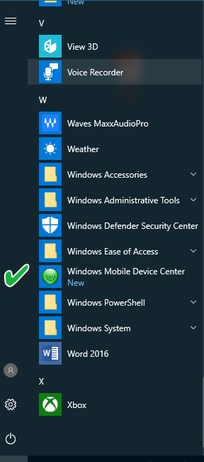 mobile device manager windows 10
